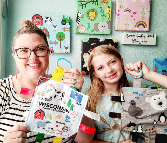 Ribbon Loop Tag Blankets Give Me Anxiety - How Baby Jack Makes a SAFER Product