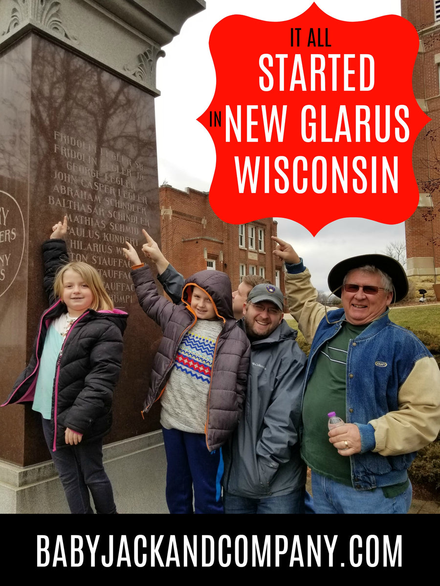 We have ROOTS in New Glarus, Wisconsin Baby Jack & Company