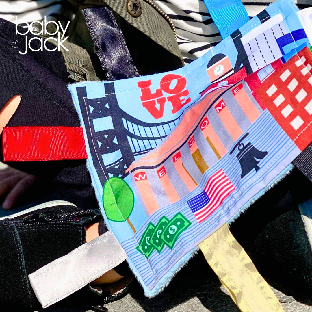 Philadelphia Philly City Stroller Toy Square with Tags