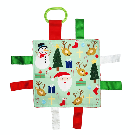 Christmas Crinkle Tag Square