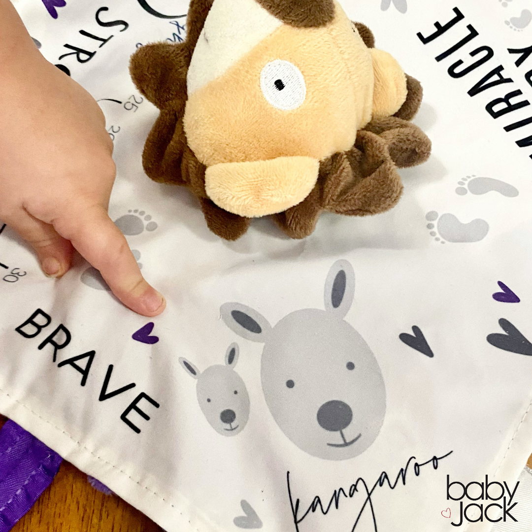 Brave Lion 10x10 NICU Baby Lovey