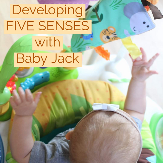 Developing the Five Senses and Teaching Baby with The Learning Lovey