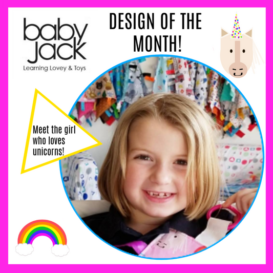 Lovey of the Month: Unicorn Learning Lovey by Baby Jack