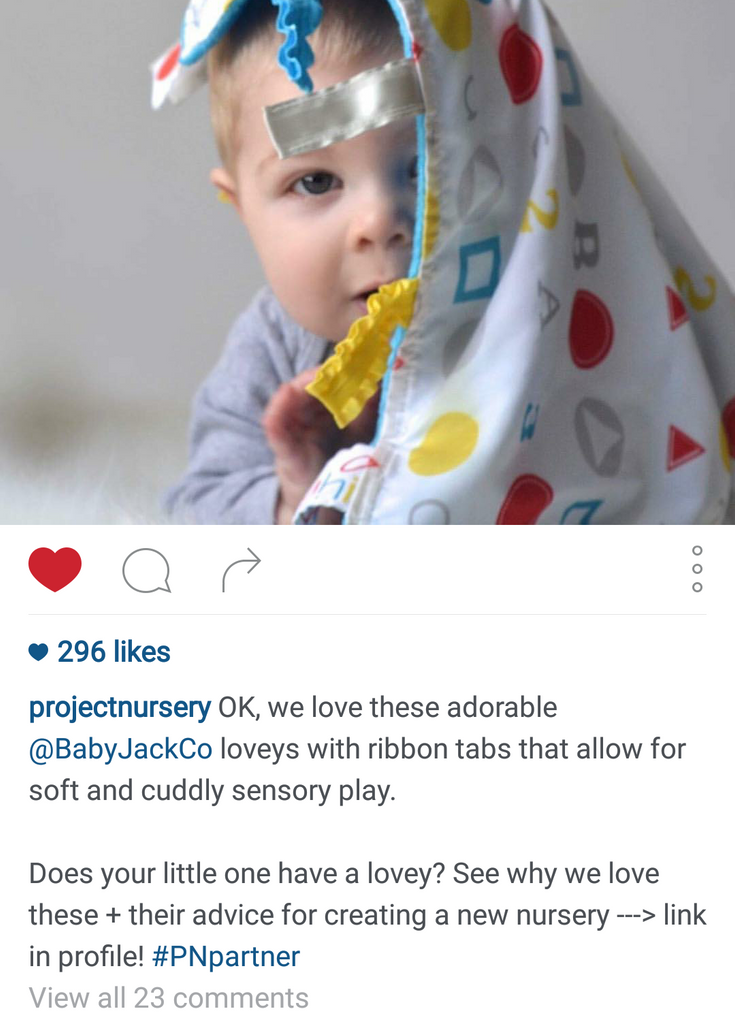 Project Nursery Interview: Soft and Cuddly Sensory Play with Baby Jack Loveys
