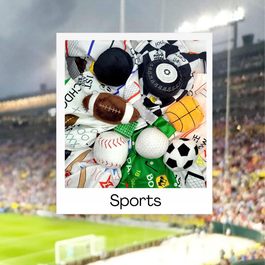 Sports learning lovey by baby jack