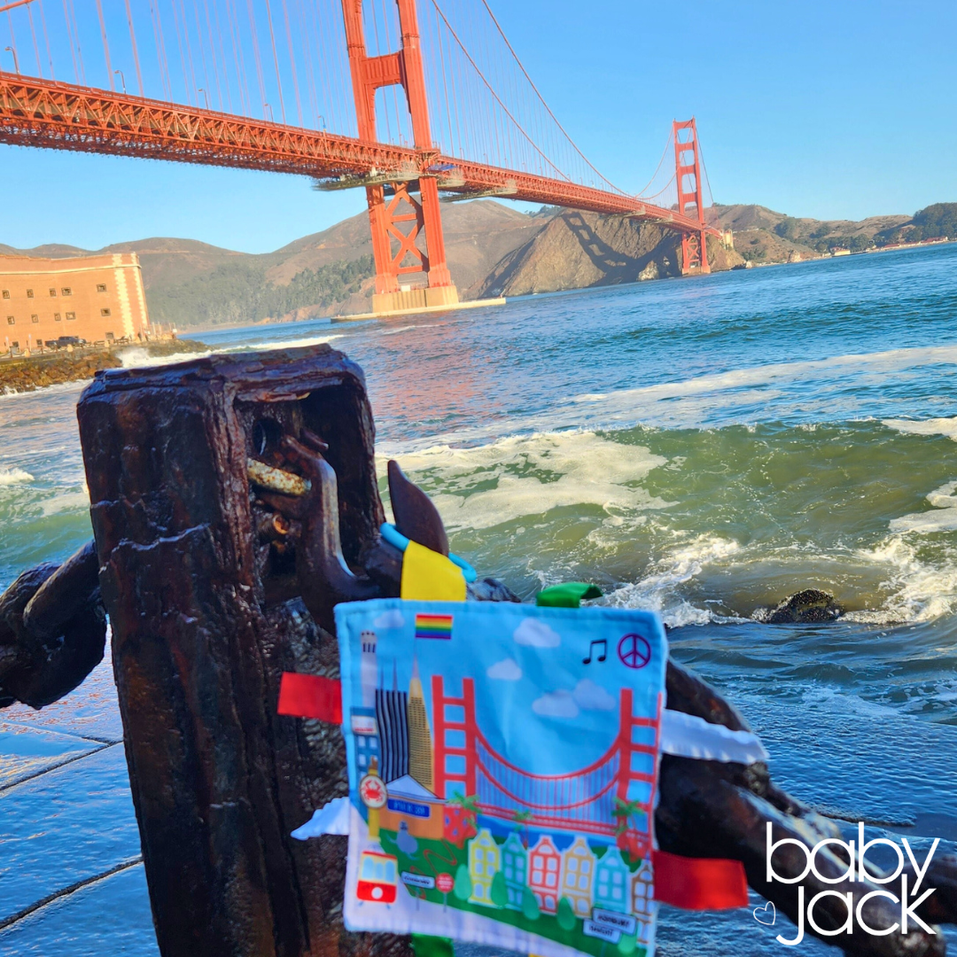 San Francisco City Stroller Toy Square with Tags