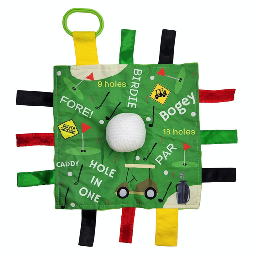 Golf Learning Lovey Stroller Tag Toy for Kids by Baby Jack & Co.