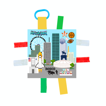 Houston City Stroller Toy Square with Tags