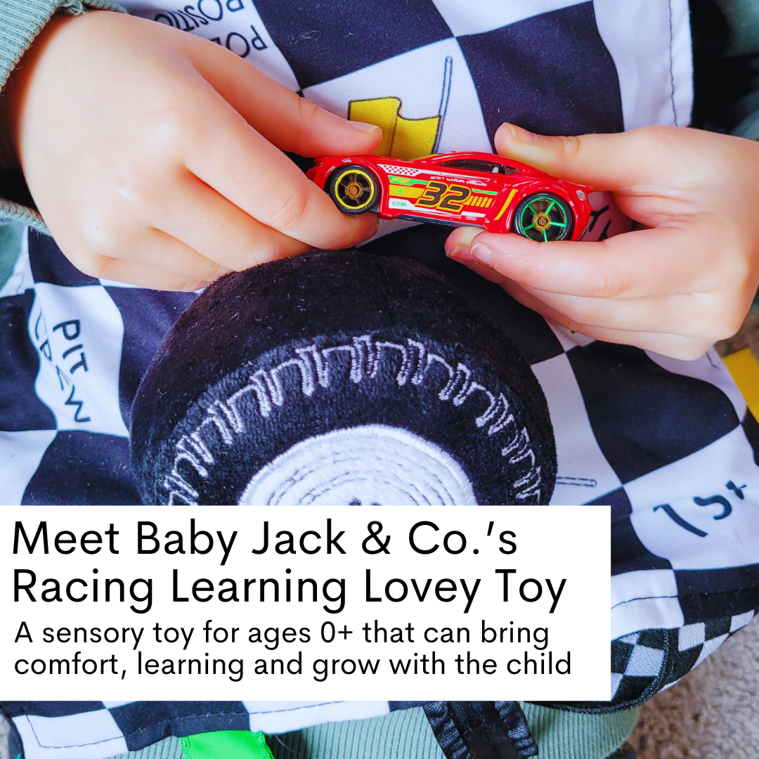 Racing Flag "Start your Engines" Learning Lovey Toy