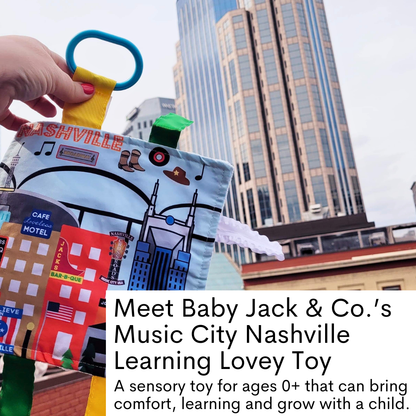 Nashville Music City Stroller Toy Square with Tags