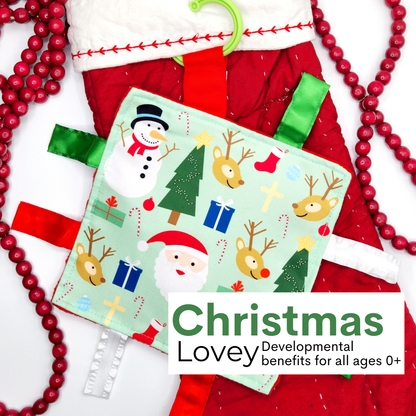 Christmas Crinkle Tag Square