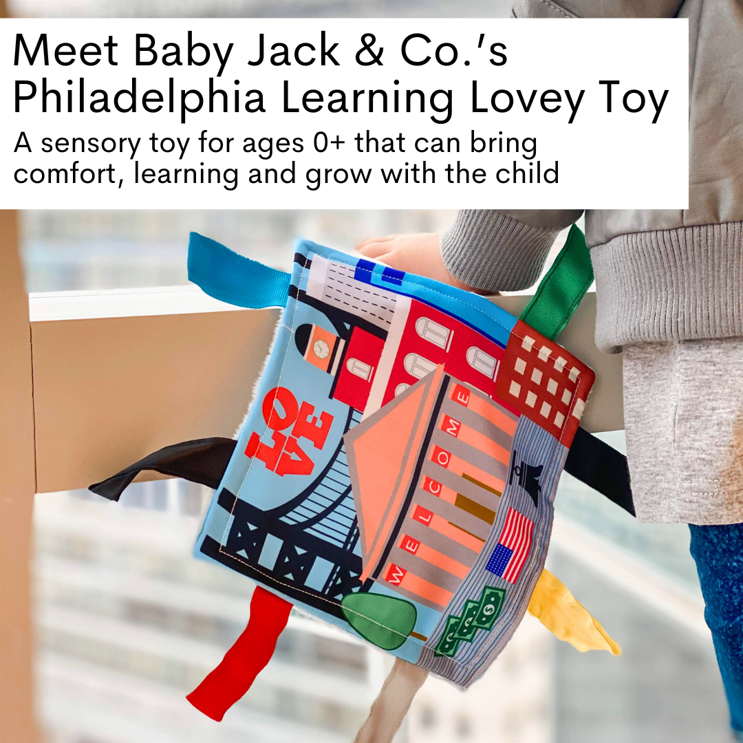 Philadelphia Philly City Stroller Toy Square with Tags