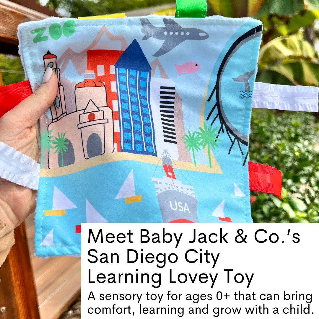 San Diego City Stroller Toy Square with Tags