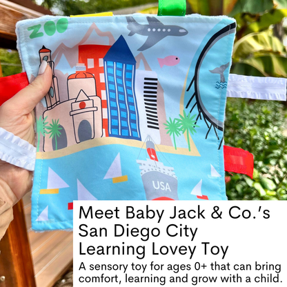 San Diego City Stroller Toy Square with Tags