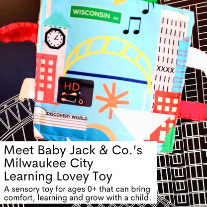 Milwaukee City Stroller Toy Square with Tags