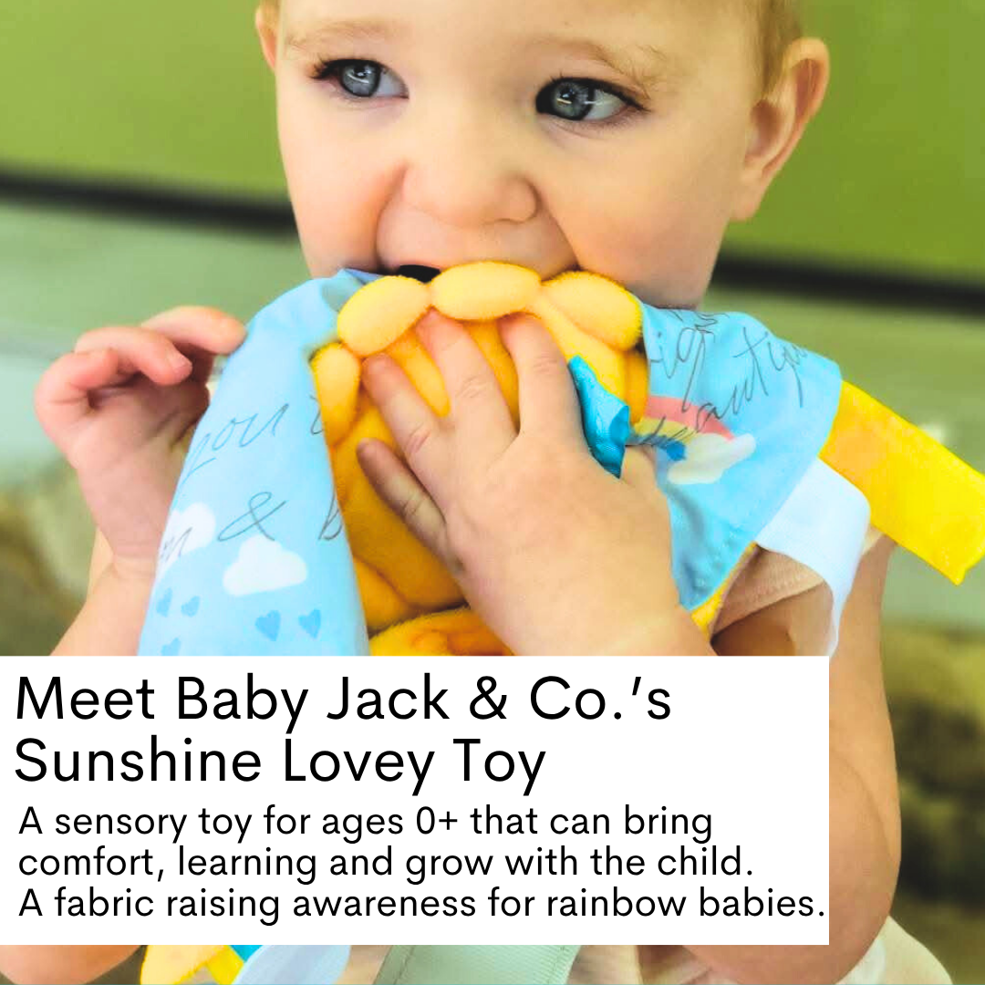 Sunshine 10x10 Rainbow Baby Lovey