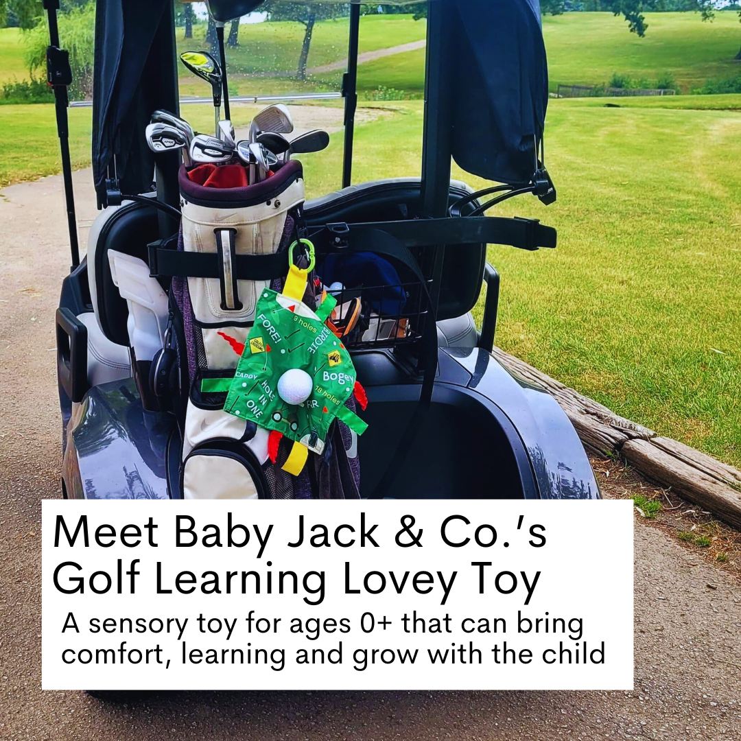 Golf Learning Lovey Stroller Tag Toy for Kids by Baby Jack & Co.