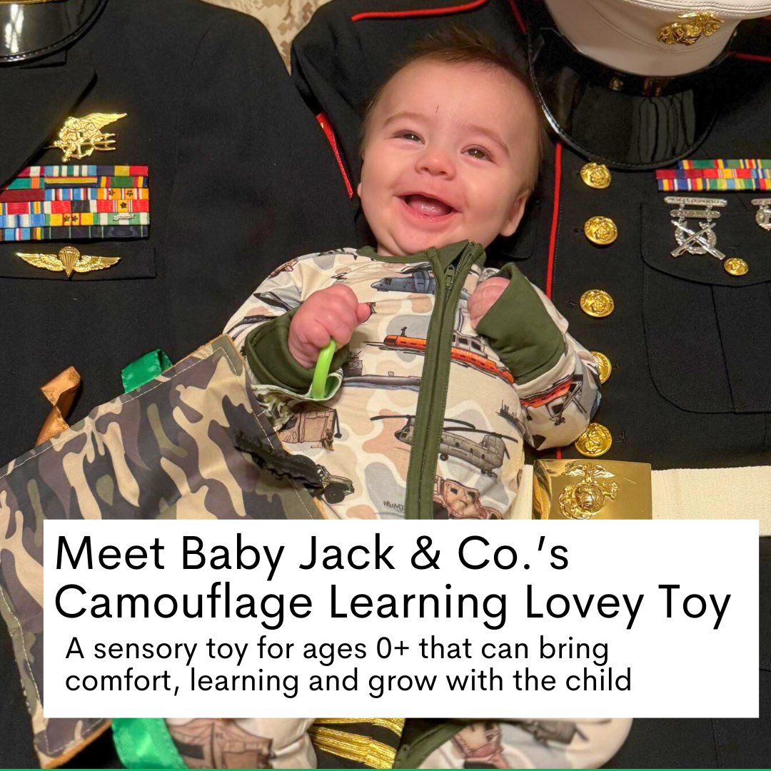 Army Camouflage Military Crinkle Tag Square Lovey