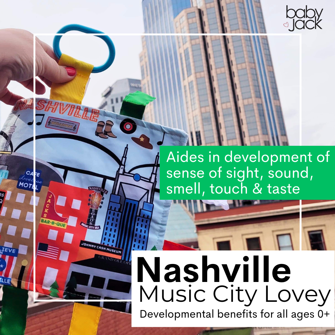 Nashville Music City Stroller Toy Square with Tags