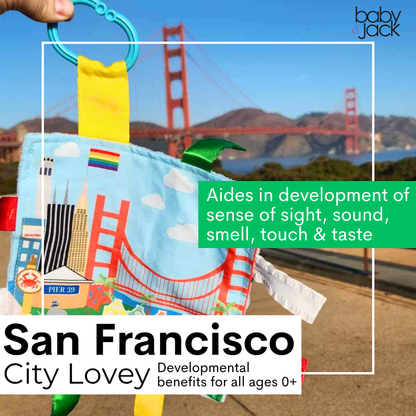 San Francisco City Stroller Toy Square with Tags