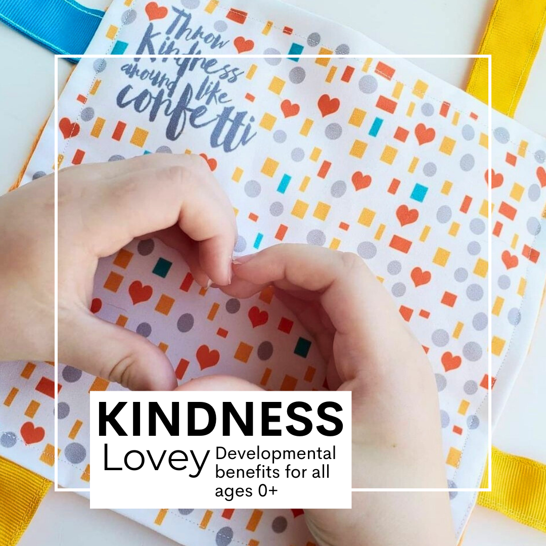 Kindness Confetti Look & Find Shapes Crinkle Tag Square Toy
