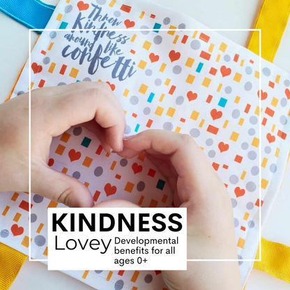 Kindness Confetti Look & Find Shapes Crinkle Tag Square Toy