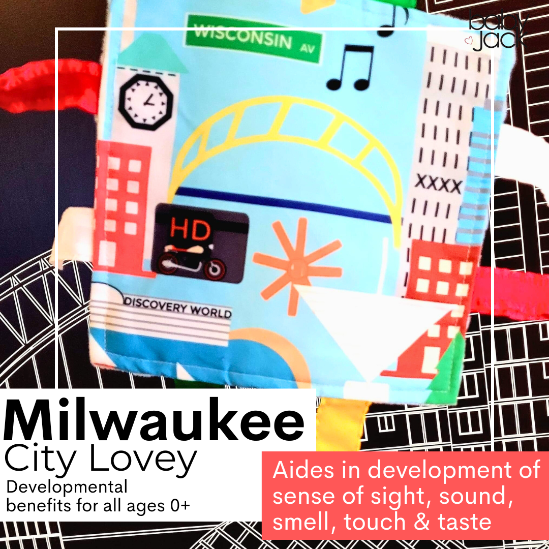Milwaukee City Stroller Toy Square with Tags