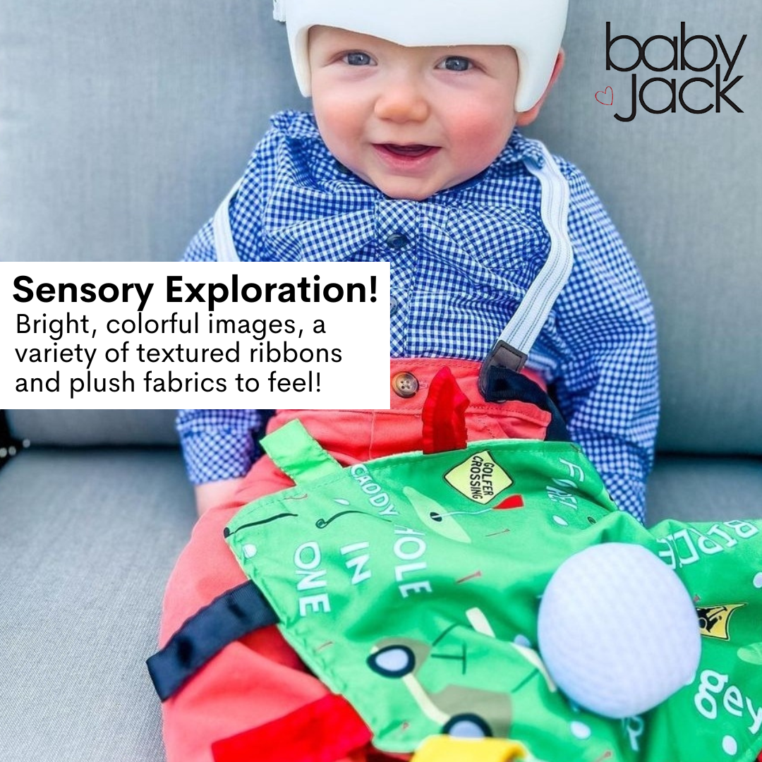 Golf Learning Lovey Stroller Tag Toy for Kids by Baby Jack & Co.