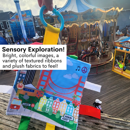 San Francisco City Stroller Toy Square with Tags