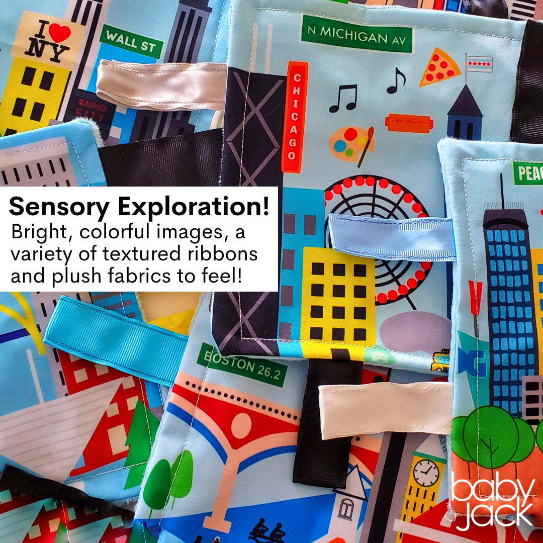 Boston City Stroller Toy Square with Tags