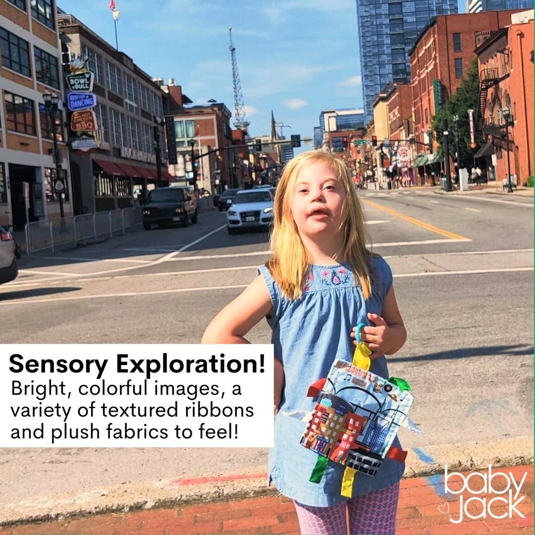 Nashville Music City Stroller Toy Square with Tags