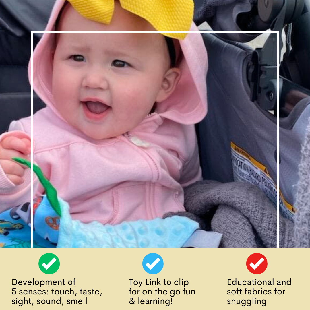 Dallas Texas City Stroller Toy Square with Tags