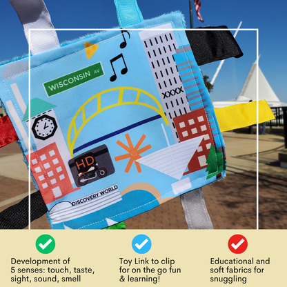 Milwaukee City Stroller Toy Square with Tags