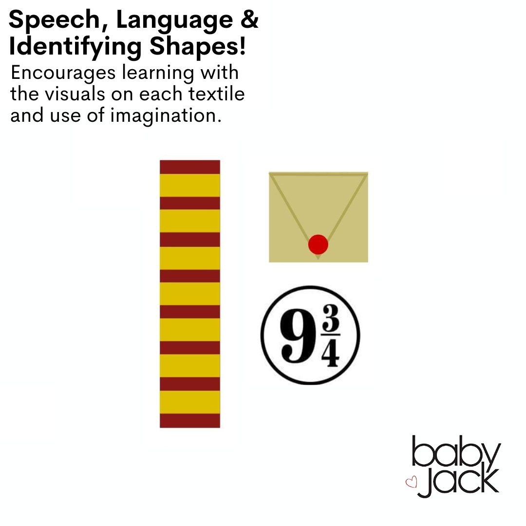 Wizard World Magical Boy Who Lived Baby Jack Learning Lovey Owl Plush Tag Toy 10" x 10"