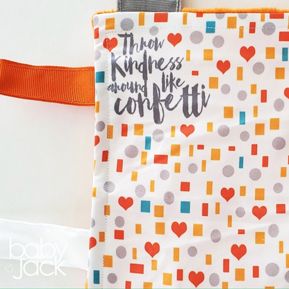 Kindness Confetti Look & Find Shapes Crinkle Tag Square Toy