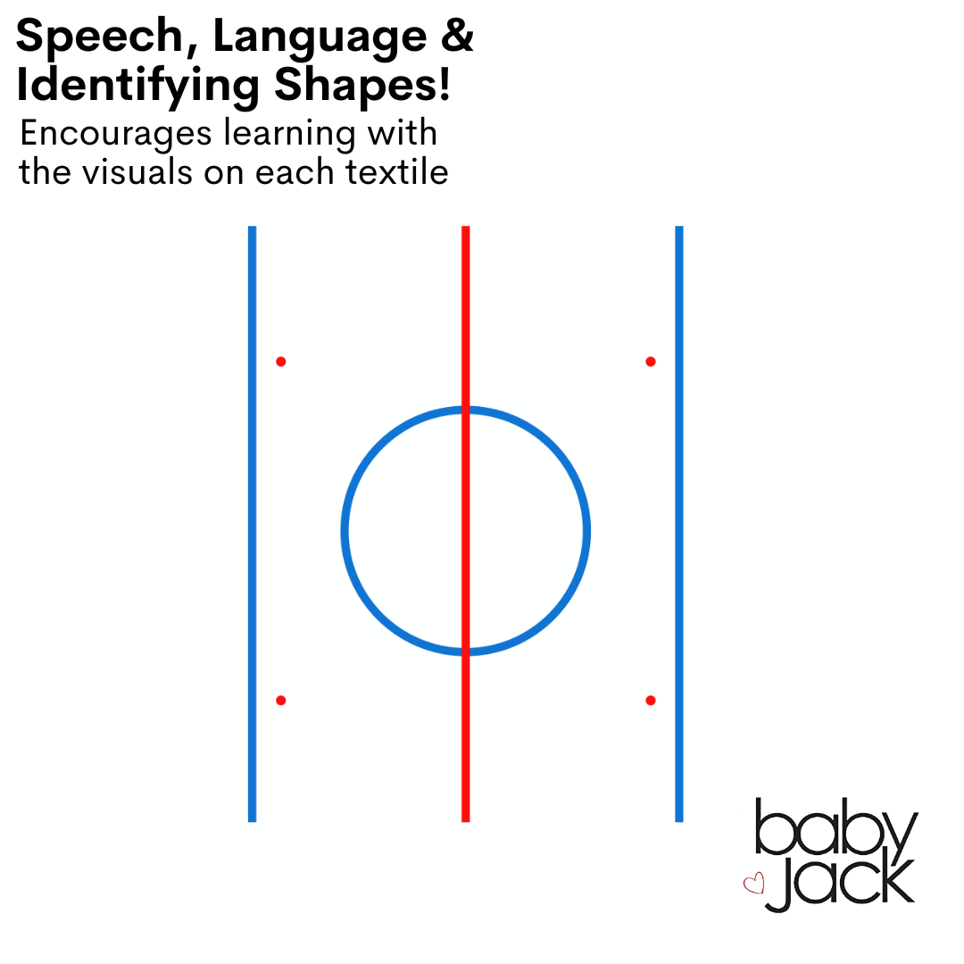 Hockey Learning Lovey 10x10 Plush Puck Stroller Tag Toy by Baby Jack
