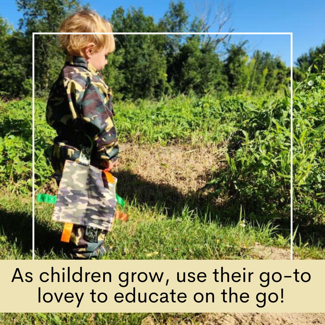 Army Camouflage Military Crinkle Tag Square Lovey