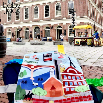 Boston City Stroller Toy Square with Tags