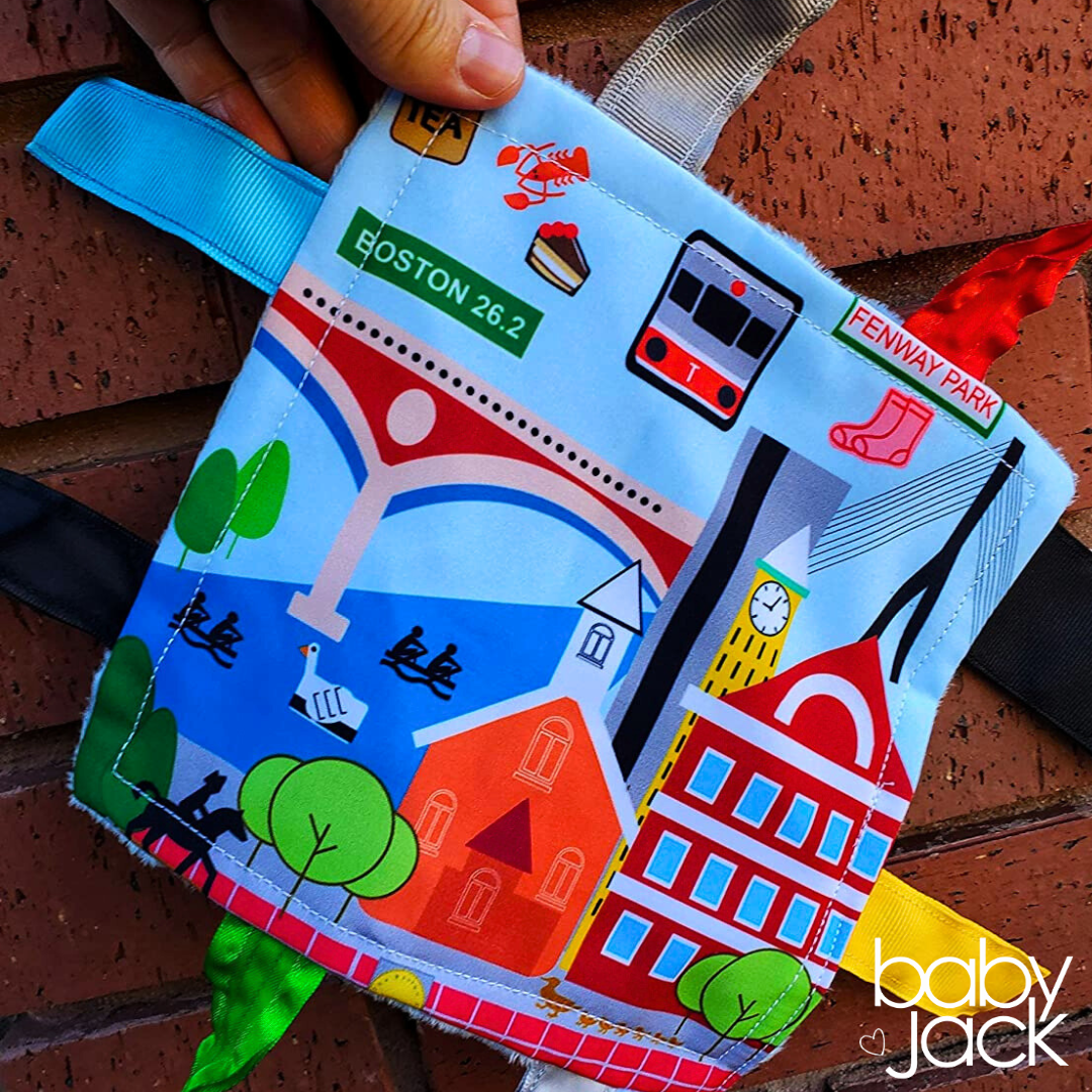 Boston City Stroller Toy Square with Tags