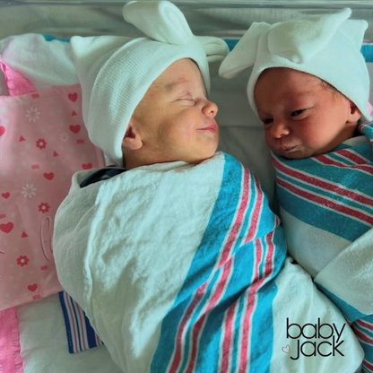 Baby Girl Newborn Hospital Blanket Blue Pink Tag Lovey Toy