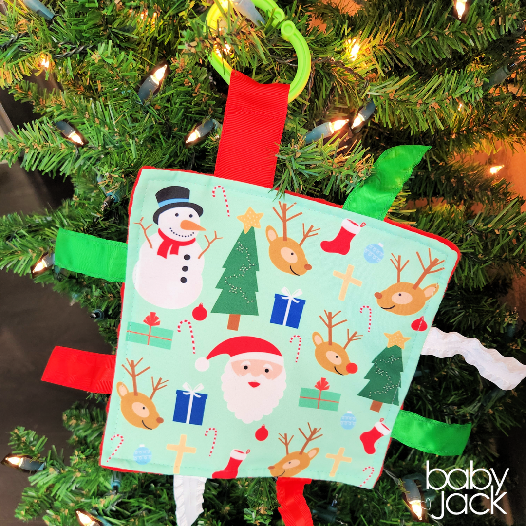 Christmas Crinkle Tag Square