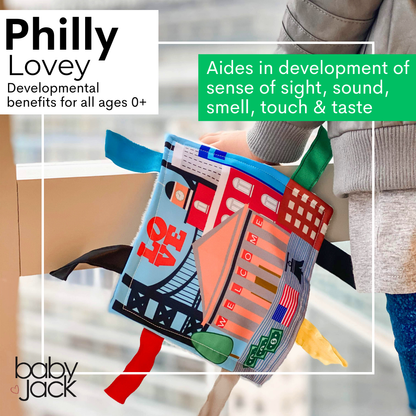 Philadelphia Philly City Stroller Toy Square with Tags