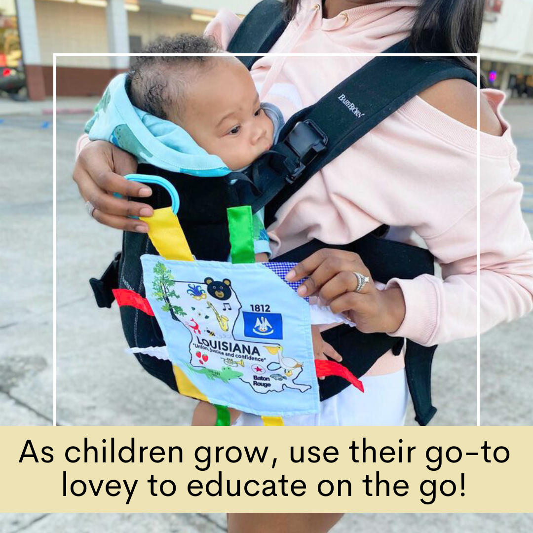 Massachusetts State Tag Toy Crinkle Square That Teaches Facts