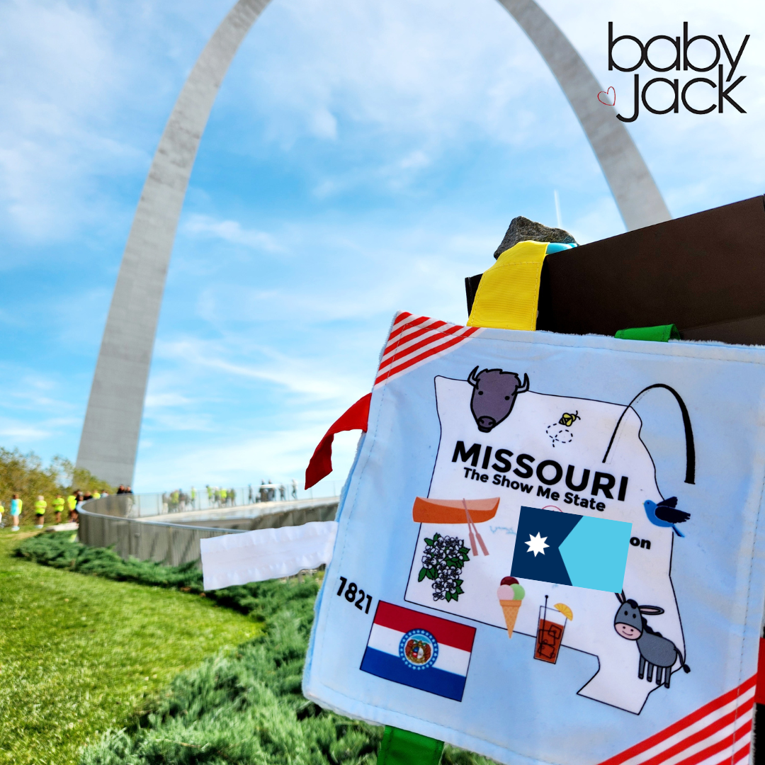 Missouri State Tag Toy Crinkle Square That Teaches Facts