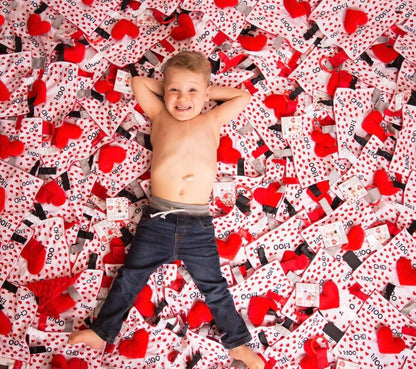CHD Awareness 1:100 Tag Toy Lovey by Baby Jack