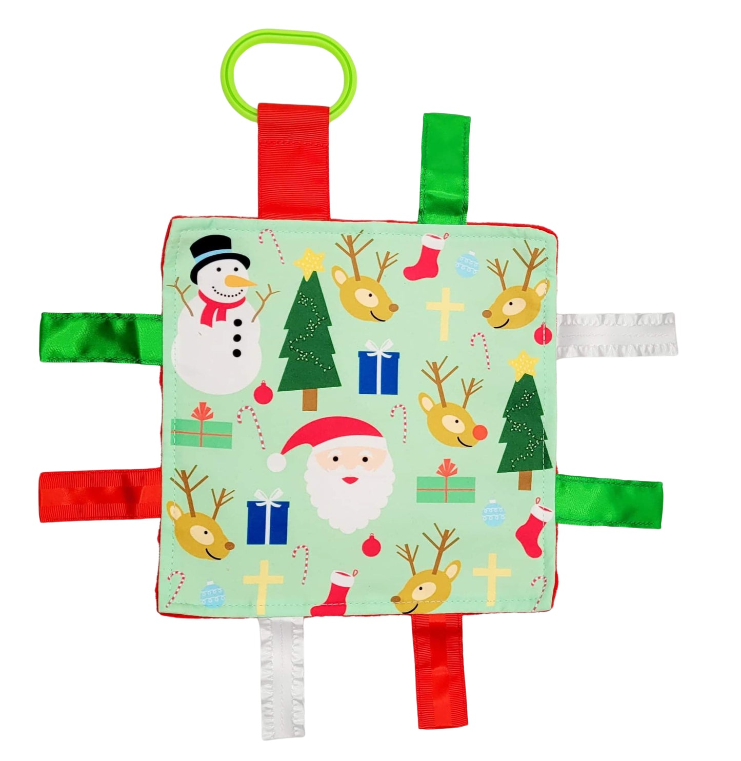 Christmas Crinkle Tag Square