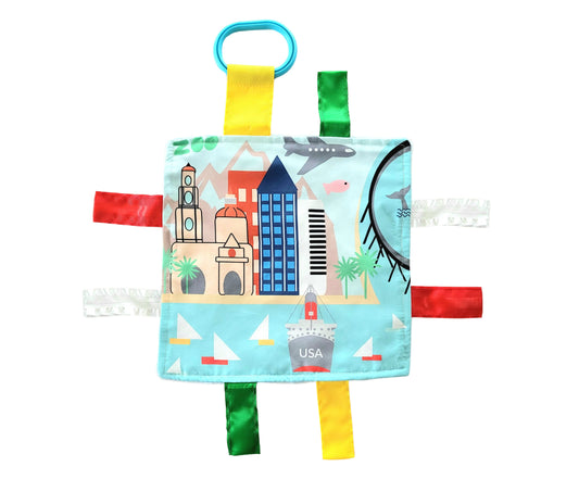 San Diego City Stroller Toy Square with Tags